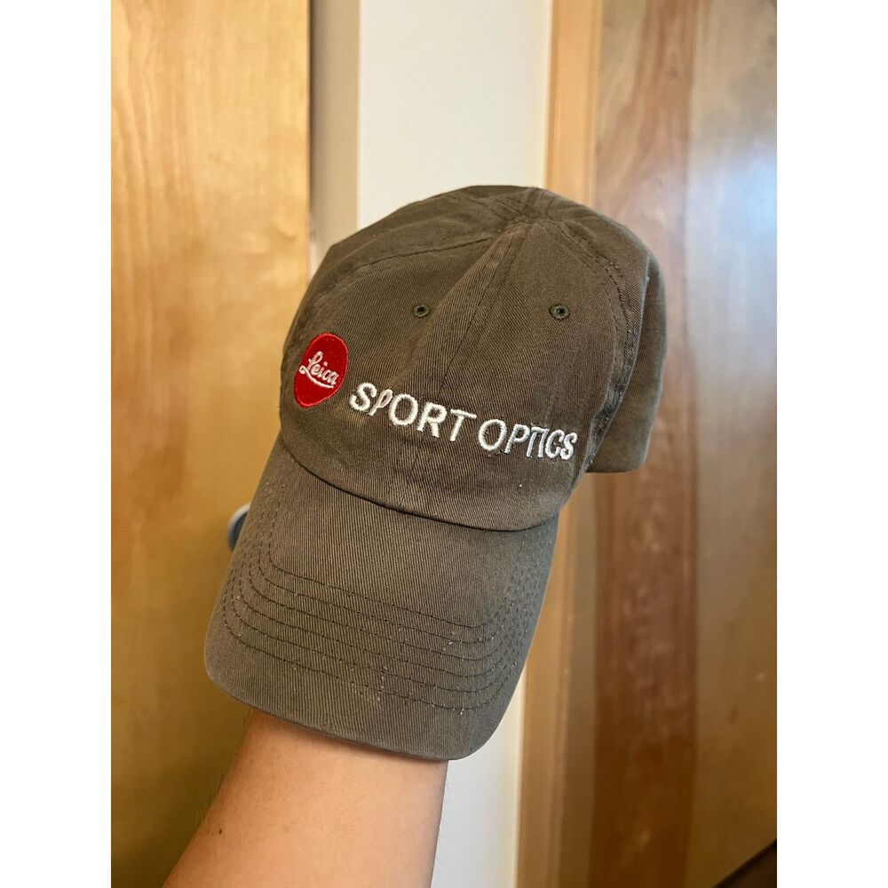 Leica Sport Optics Noctivid Olive Green Embroidered Baseball Cap
